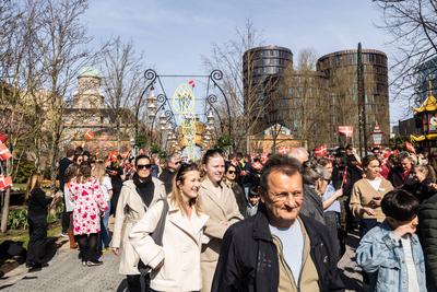 Tivoli opens for summer season-stock-photo