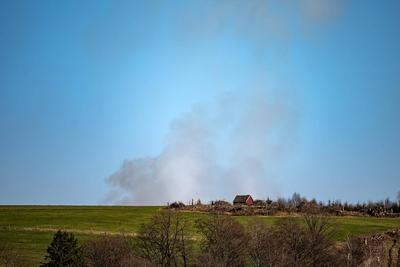 Waldbr?nde im Sauerland-stock-foto