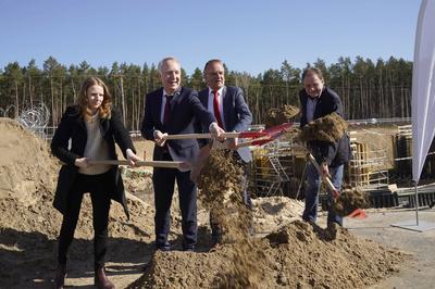 Sabrina Grunert, Alexander Kaczmarek, Detlef Tabbert, Arne Christiani-stock-foto