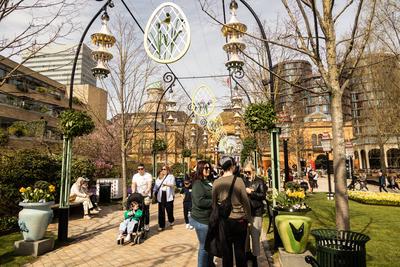 Tivoli opens for summer season-stock-photo