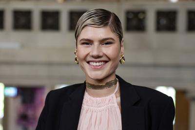 GIRLBOSSES .comtogether No.9, GNTM 2024 Gewinnerin Lea Oude D?sseldorf NRW Deutschland *** GIRLBOSSES comtogether No 9,-stock-foto