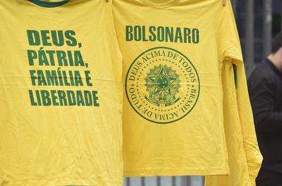 Ato com Bolsonaro na Paulista pede anistia-stock-photo