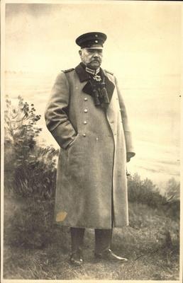 Generalfeldmarschall Paul von Hindenburg Standbild-stock-photo