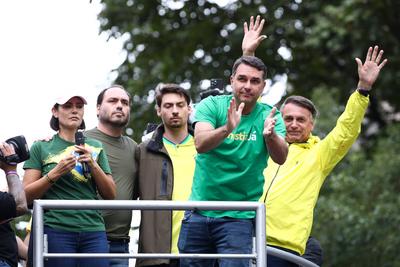 Pro-amnesty rally for those imprisoned over the January 8 events in S?o Paulo.-stock-foto