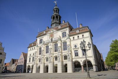 Altes Rathaus, Marktplatz, L?neburg, Niedersachsen, Deutschland *** Old Town Hall, Market Square, L?neburg, Lower Saxony-stock-foto