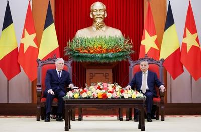 State Visit of King Philippe and Queen Mathilde to Vietnam (Day 2)-stock-foto