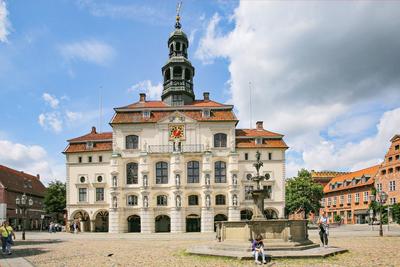 RECORD DATE NOT STATED Lüneburg Rathaus - gesehen am 17.07.2023 *** Lüneburg city hall seen on 17 07 2023-stock-foto