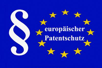 Paragraf und europäischer Patentschutz Paragraf und Europäischer Patentschutz, 17.07.2023, Borkwalde, Brandenburg, Auf e-stock-foto