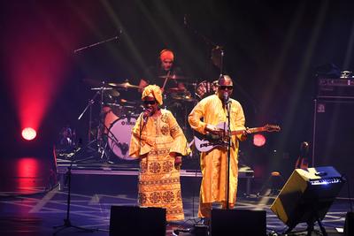 Amadou and Miriam performing at the EFG London Jazz Festival at Royal Festival Hall, London-stock-foto