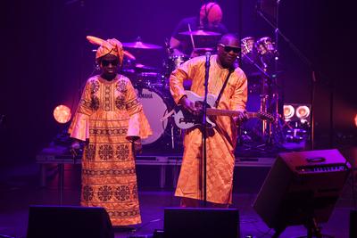 Amadou and Miriam performing at the EFG London Jazz Festival at Royal Festival Hall, London-stock-foto