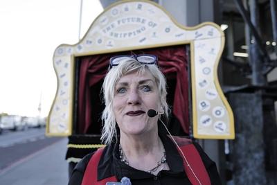 Fossil Fuel Protest in London-stock-foto