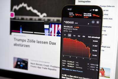 07.04.2025, B?rsenbeben-stock-photo