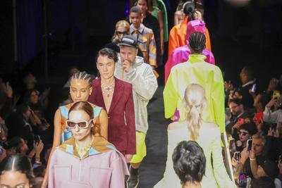 Alexandre herchcovitch show at spfw n59 in sao paulo-stock-foto