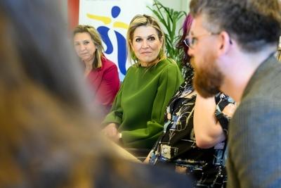 Queen M?xima visits the municipality of Deventer - MIND Us, Deventer, The Netherlands-stock-photo
