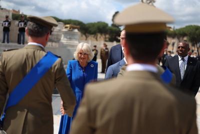 King Charles III and Queen Camilla State visit to Italy - Day 2-stock-photo