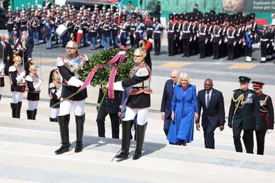 King Charles III and Queen Camilla State visit to Italy - Day 2-stock-photo