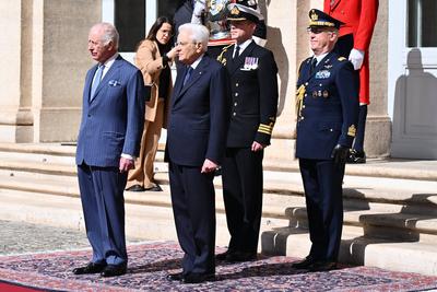 News - Quirinale Palace - State Visit of the Royals of the United Kingdom of Great Britain and Northern Ireland-stock-foto