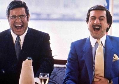 Jerry Lewis Robert De Niro Als Showmaster Jerry Langford J Lewis l den hartn?ckigen Rupert Pupk-stock-foto