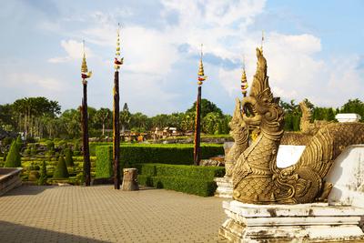 Nong Nooch Tropical Botanical Garden, details, Thailand Nong Nooch Tropical Botanical Garden, details, Pattaya, Thailand-stock-foto