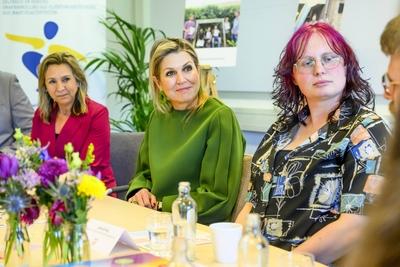 Queen M?xima visits the municipality of Deventer - MIND Us, Deventer, The Netherlands-stock-photo