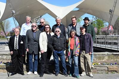 Musiker K?lner Bands-stock-foto