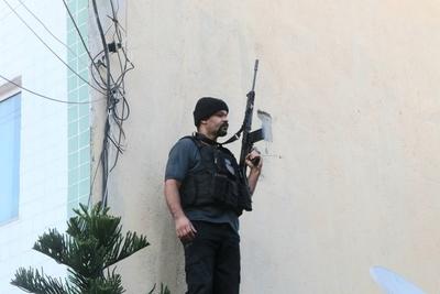 Civil police containment operation in Rio de Janeiro-stock-foto