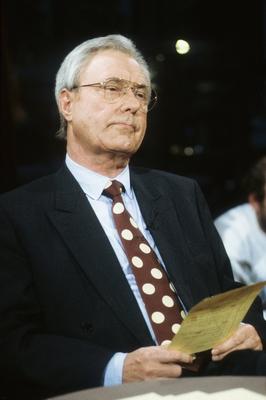 Rudolf Radke Journalist 01 91 Rudolf Radke im Januar 1991 Deutschland deutsch deutscher Mann Fer-stock-foto