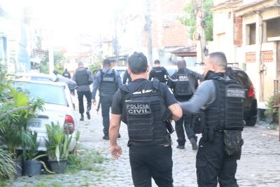 Civil police containment operation in Rio de Janeiro-stock-foto