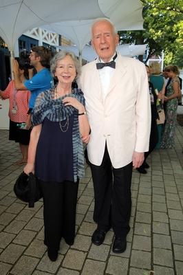 Bayreuth Festspiele 25 07 2019 Klaus von Dohnanyi SPD und Frau Ulla Hahn bei der Eroeffnung der B-stock-photo