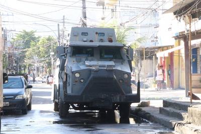 Civil police containment operation in Rio de Janeiro-stock-foto