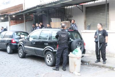 Civil police containment operation in Rio de Janeiro-stock-foto
