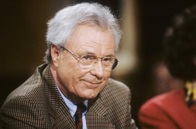 Rudolf Radke Journalist 02 91 Rudolf Radke im Februar 1991 Deutschland deutsch deutscher Mann Fe-stock-foto