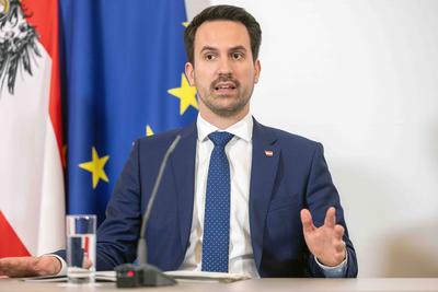 20250409 Pressebriefing vor und Pressefoyer nach der Regierungsklausur mit den Regierungsspitzen-stock-foto
