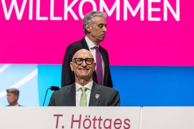 Deutsche Telekom Hauptversammlung in Bonn - 09.04.2025-stock-foto