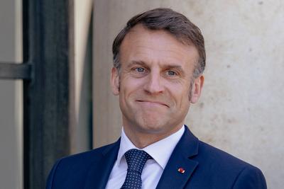 France s President meets Serbia s President at the Elysee Palace-stock-photo