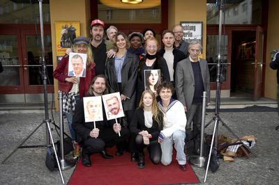 Franziska H?chelheim, Eric Wrede, Christian Klandt, Christian Popp, Svenja Jung, Dela Dabulamanzi, Ren? Gorski, Maya Morgeneyer, Rike Eckermann, Gast, Max Hubacher, Tobias Stille, Adolfo Assor-stock-photo
