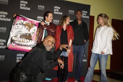 Nicholas Van Pittman, Sophie Meister, Timo Jacobs, Sarah Nevada Grether, Christopher Cornelsen, Eva Ariane Heise-stock-foto