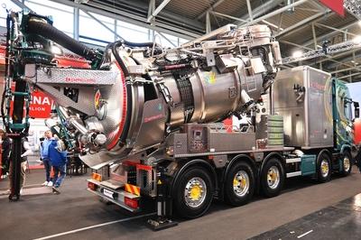 Bauma 2025, vom 7.4. bis 13.4.2025. Die bauma ist die Weltleitmesse fuer Baumaschinen, Baustoffmaschinen, Bergbaumaschin-stock-foto
