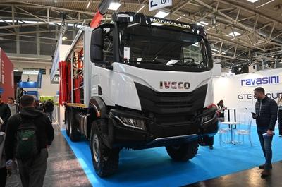 Bauma 2025, vom 7.4. bis 13.4.2025. Die bauma ist die Weltleitmesse fuer Baumaschinen, Baustoffmaschinen, Bergbaumaschin-stock-foto