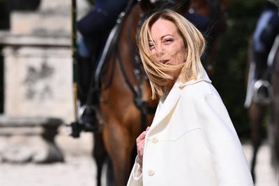 News - The Prime Minister, Giorgia Meloni, meets His Majesty Charles III, King of the United Kingdom of Great Britain and Northern Ireland.-stock-foto