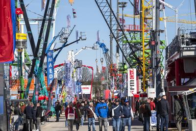 Baumaschinenmesse BAUMA 2025 in M?nchen-stock-photo