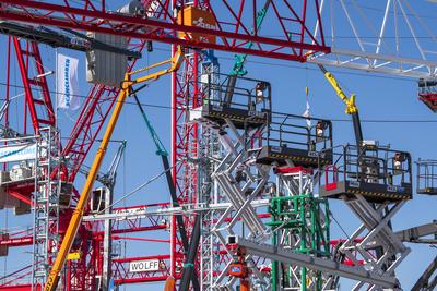Baumaschinenmesse BAUMA 2025 in M?nchen-stock-photo
