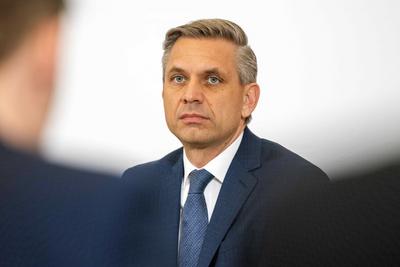 20250409 Pressebriefing vor und Pressefoyer nach der Regierungsklausur mit den Regierungsspitzen-stock-foto