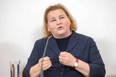 20250409 Pressebriefing vor und Pressefoyer nach der Regierungsklausur mit den Regierungsspitzen-stock-foto
