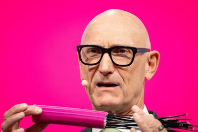 Hauptversammlung der Deutschen Telekom 2025-stock-foto