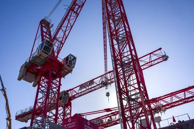 Baumaschinenmesse BAUMA 2025 in M?nchen-stock-foto