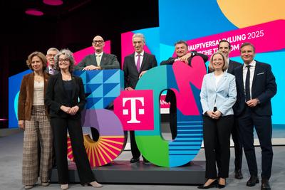 Hauptversammlung der Deutschen Telekom 2025-stock-foto