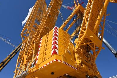 Bauma 2025, vom 7.4. bis 13.4.2025. Die bauma ist die Weltleitmesse fuer Baumaschinen, Baustoffmaschinen, Bergbaumaschin-stock-foto