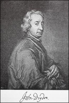 John Dryden, 19 August 1631 - 12 May 1700, was an influential English poet, literary critic and playwright / John Dryden-stock-foto