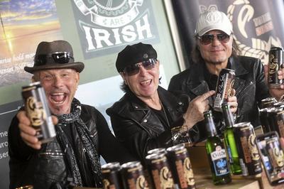 Rudolf Schenker, Klaus Meine, Matthias Jabs (Scorpions)-stock-foto